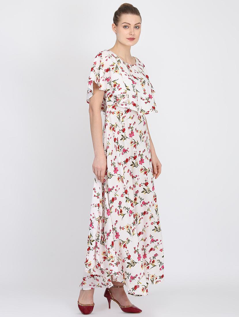 floral layered maxi dress - 16427867 - Zoom Image - 2