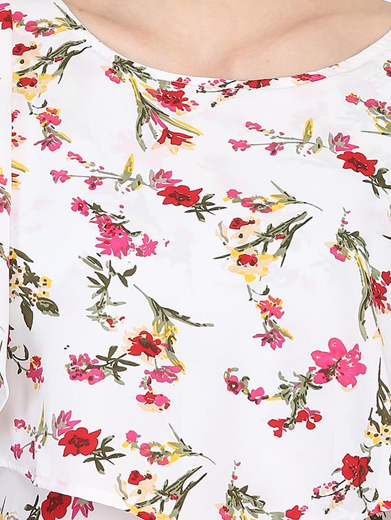floral layered maxi dress - 16427867 - Zoom Image - 5