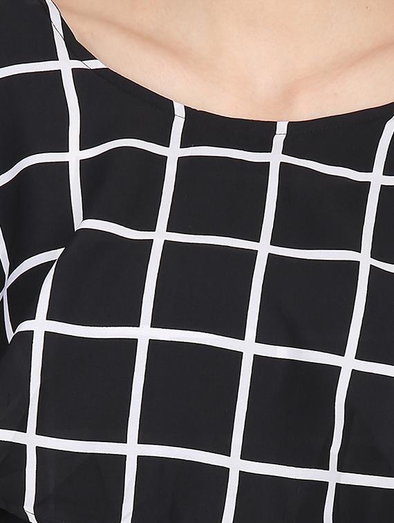 layered window grid maxi dress - 16427868 - Zoom Image - 5