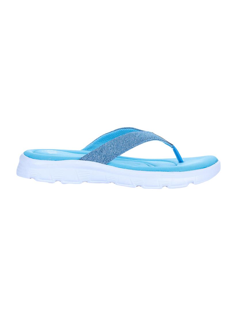 teal fabric slippers flip flops - 16429048 - Zoom Image - 2