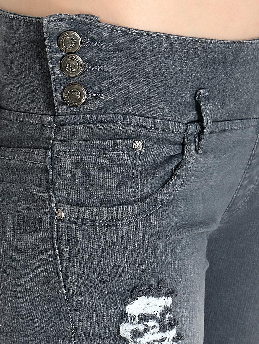 stone washed distressed jeans - 16432498 - Zoom Image - 5