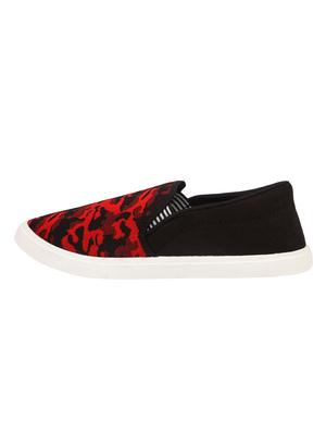longwalk red canvas slipons - 16432700 - Standard Image - 2