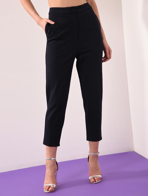 pocket detail flat front trousers - 16433519 - Standard Image - 1
