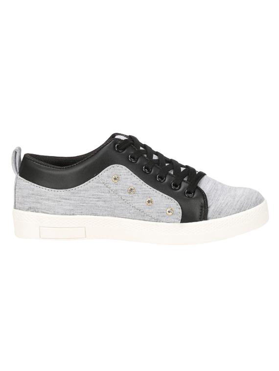 grey lace-up sneakers - 16435719 - Zoom Image - 2