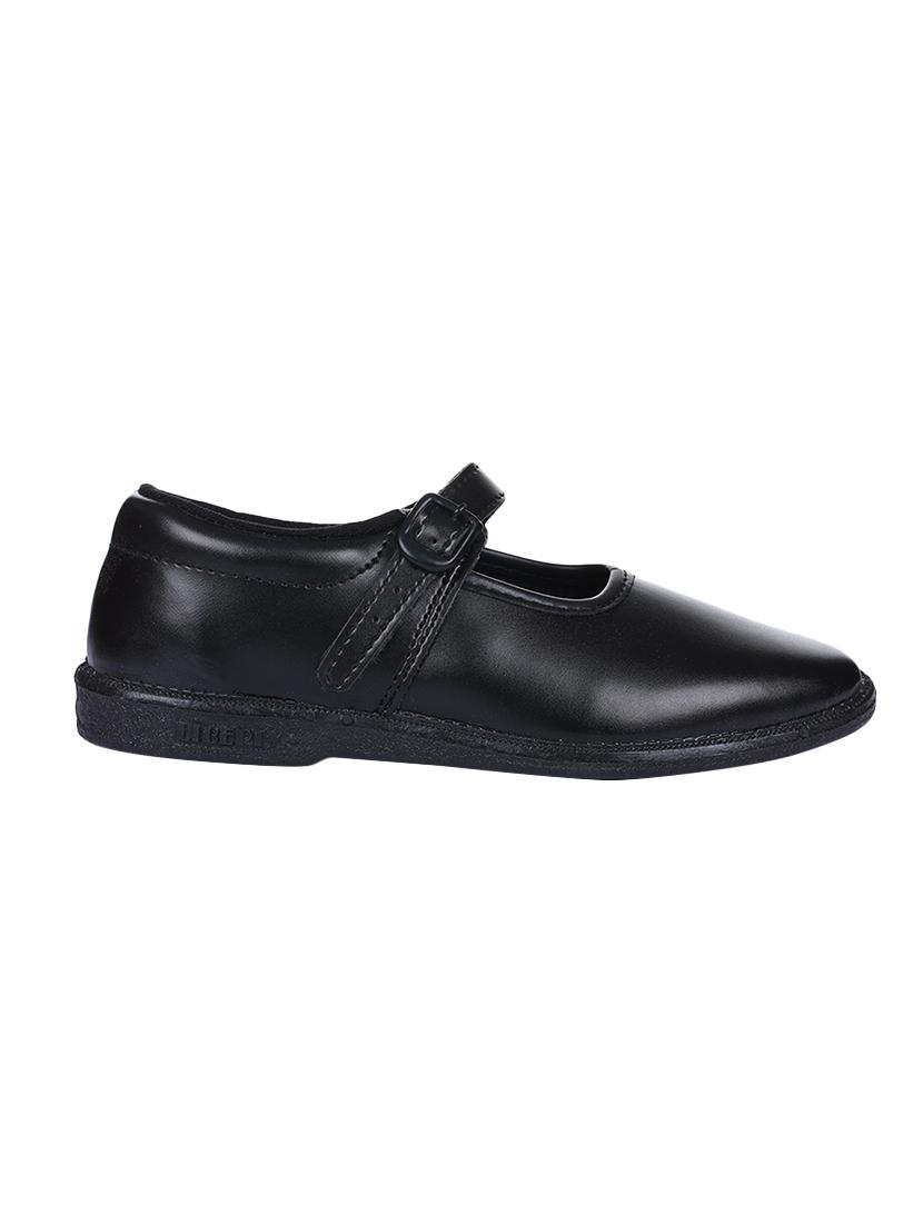 black leatherette ballerinas - 16435755 - Zoom Image - 2