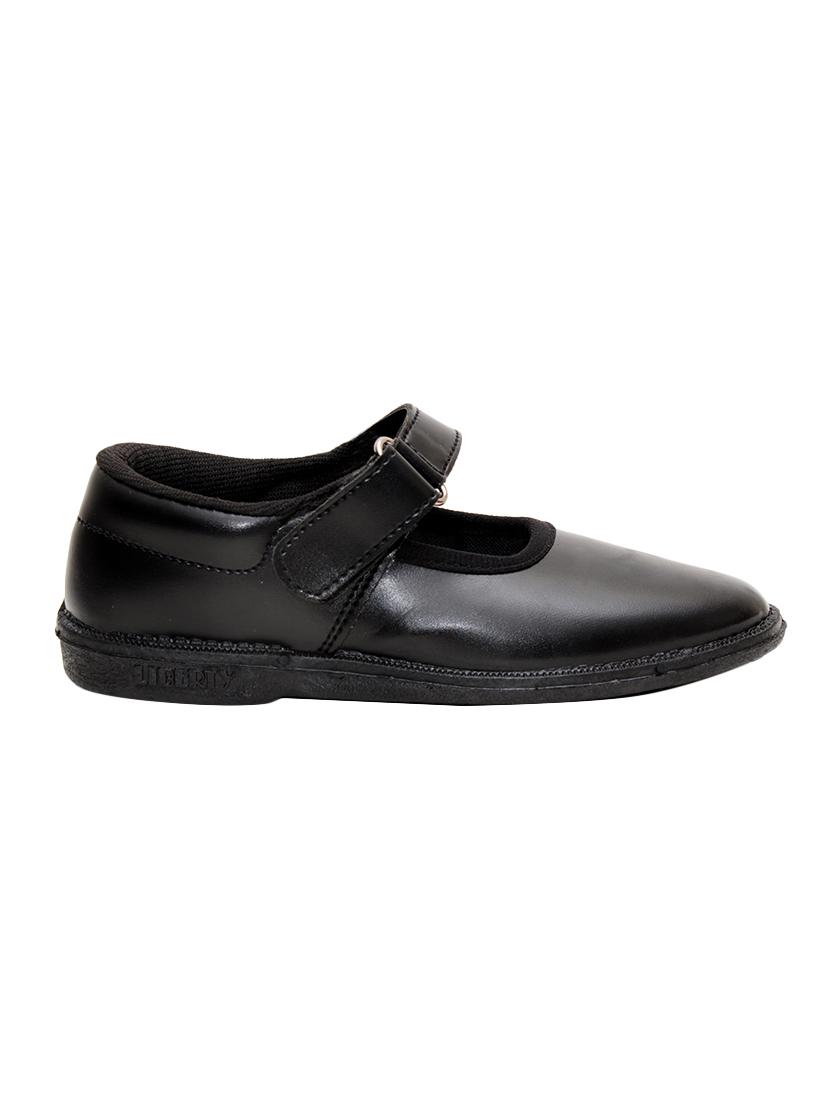 black leatherette ballerinas - 16435759 - Zoom Image - 2