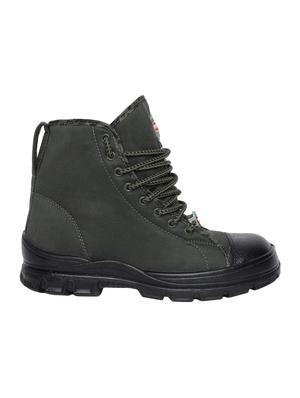 liberty green canvas high ankle boots - 16436239 - Standard Image - 2