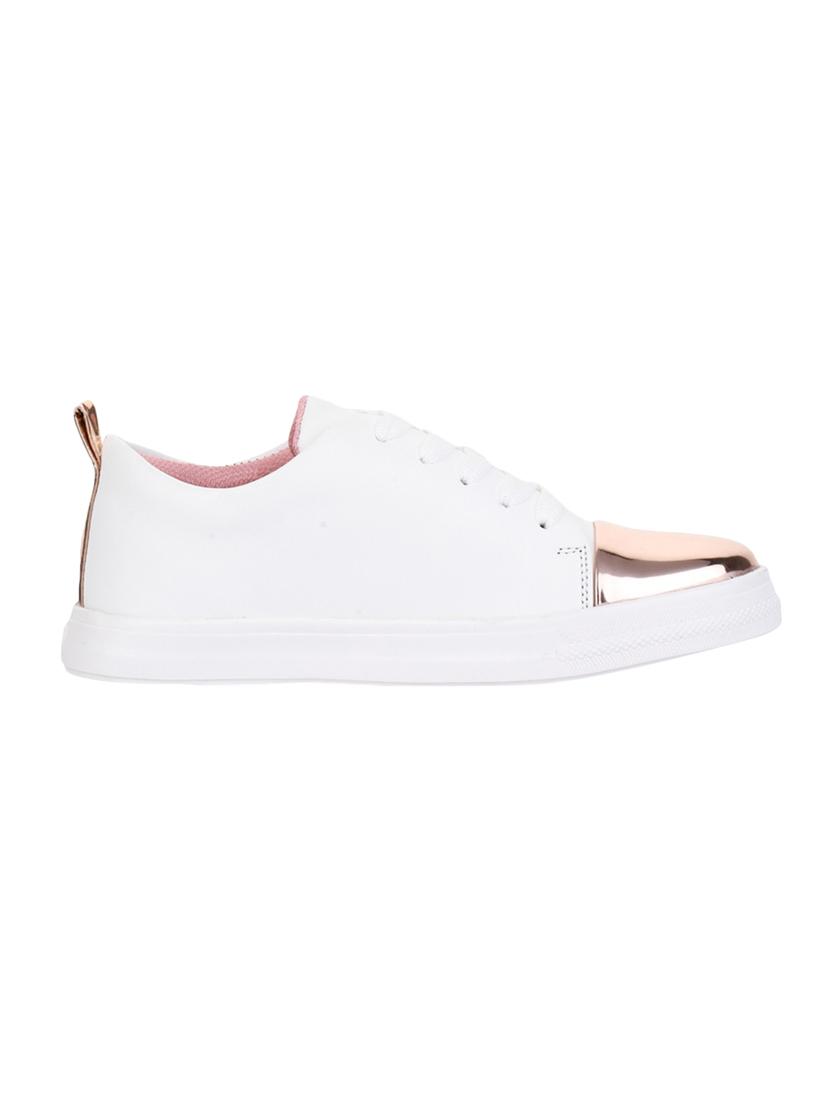 white lace-up sneakers - 16436347 - Zoom Image - 2