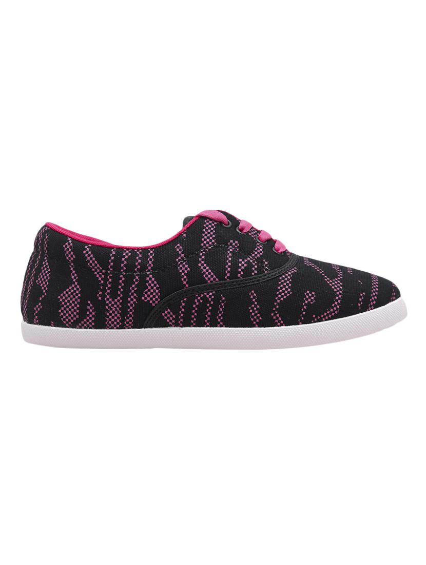black lace-up sneakers - 16436487 - Zoom Image - 2