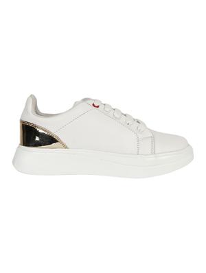 white lace-up sneakers - 16438073 - Standard Image - 2