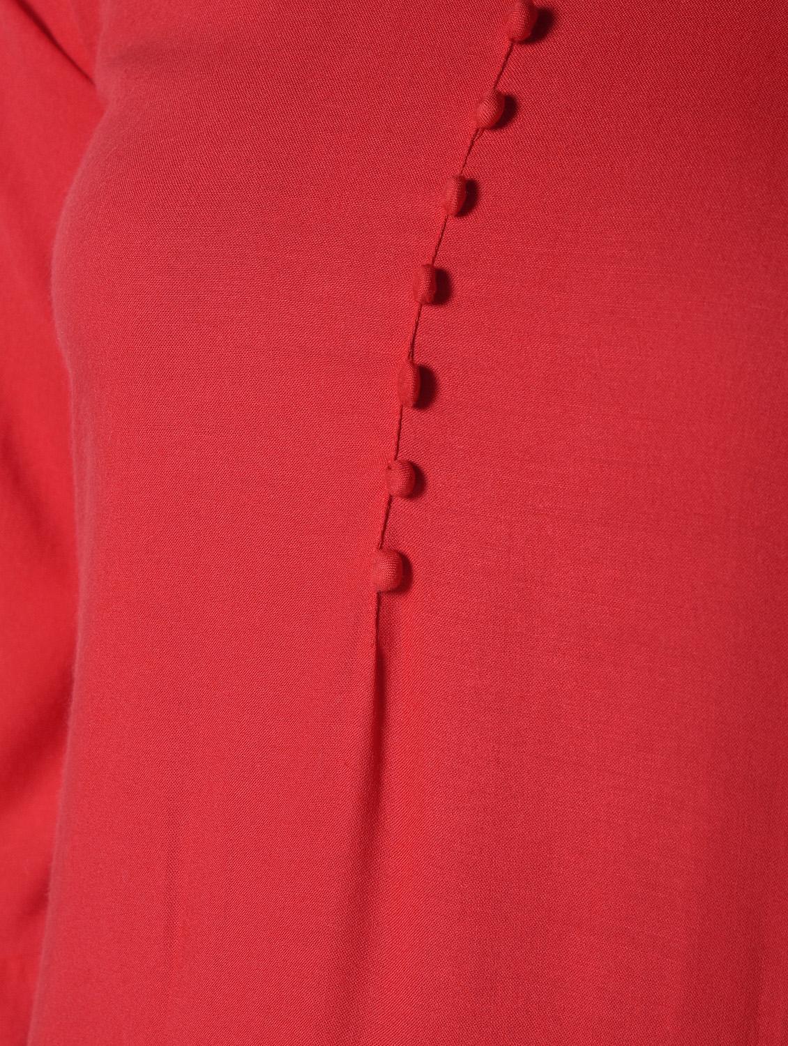 solid straight kurta palazzo with dupatta set - 16438487 - Zoom Image - 5