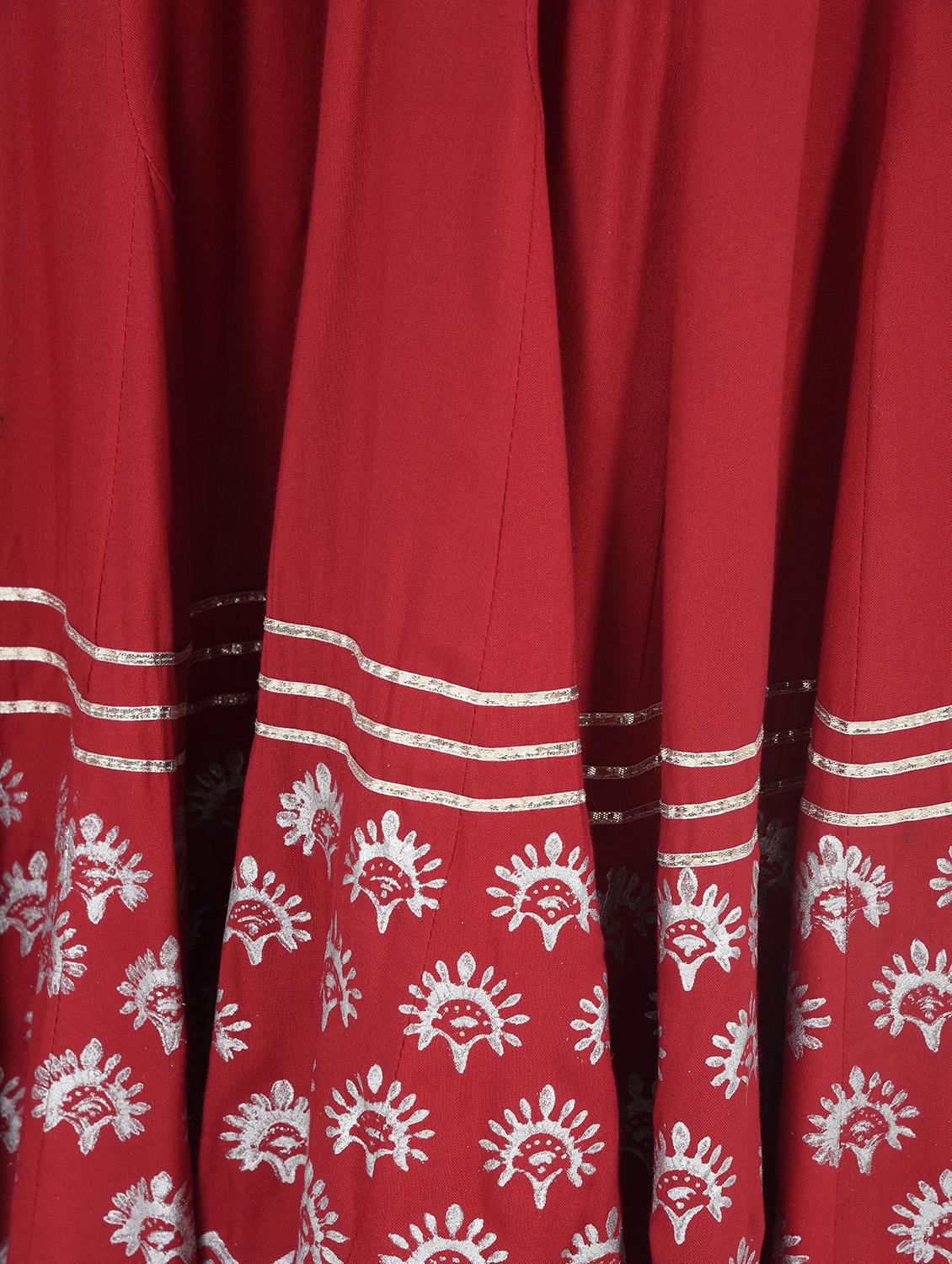 block printed flared palazzo - 16438493 - Zoom Image - 5