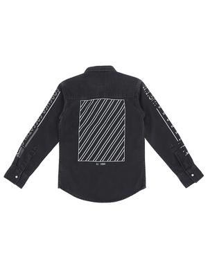 black denim shirt - 16439221 - Standard Image - 2