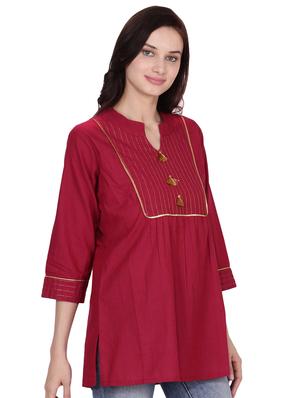 kaantha straight kurti - 16439552 - Standard Image - 2