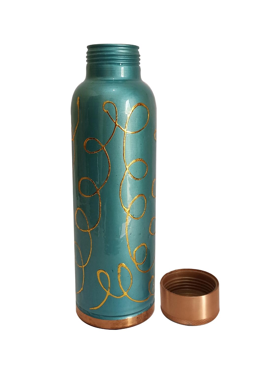 meena firozi copper rounded bottle 1000ml - 16440523 - Zoom Image - 2