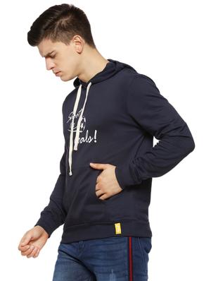 blue typographic chest print sweatshirt - 16442821 - Standard Image - 2
