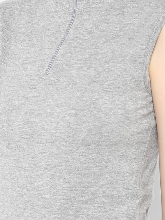 turtle neck zip detail tee - 16443254 - Zoom Image - 5