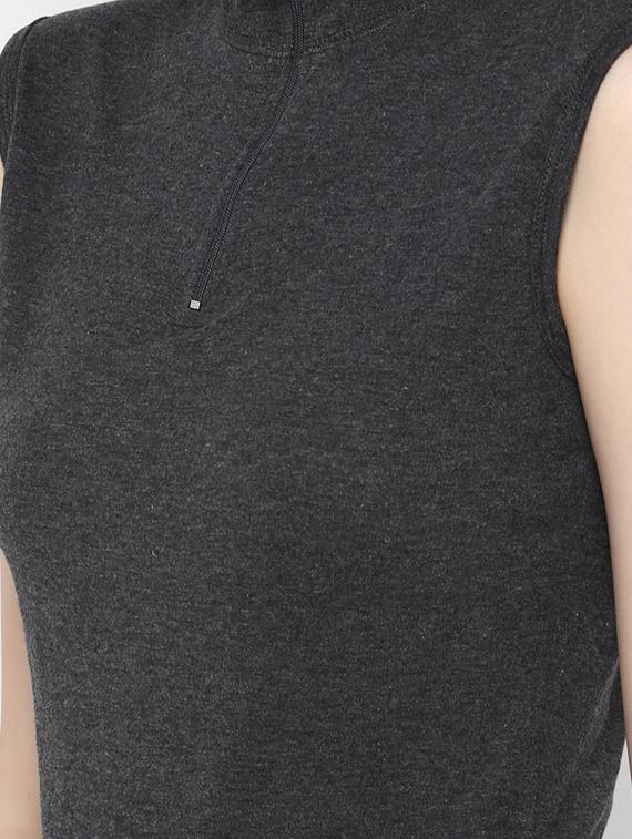 turtle neck zip detail tee - 16443255 - Zoom Image - 5