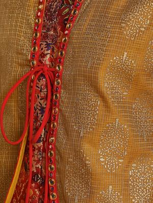 floral printed kurta with jacket - 16445381 - Standard Image - 5