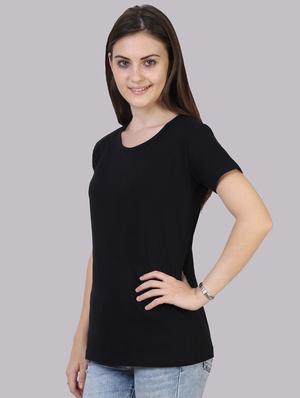 round neck solid tee - 16447090 - Standard Image - 2