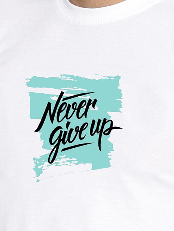 white chest print t-shirt - 16447411 - Zoom Image - 5