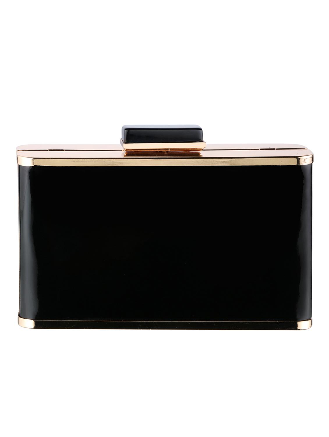 black metal regular clutch - 16450143 - Zoom Image - 2