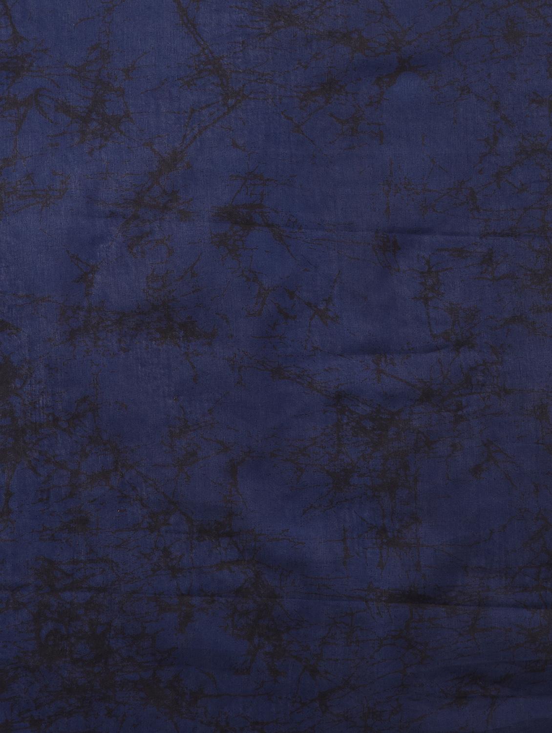indigo printed saree with blouse - 16450378 - Zoom Image - 5
