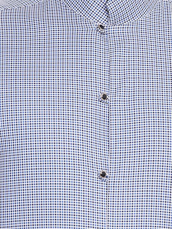 blue printed casual shirt - 16451330 - Zoom Image - 5