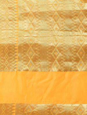 geometrical zari motif banarasi saree with blouse - 16451339 - Standard Image - 5
