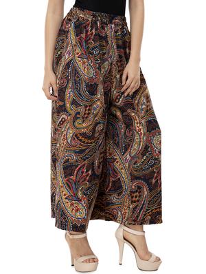 high rise paisley palazzo - 16456156 - Standard Image - 2