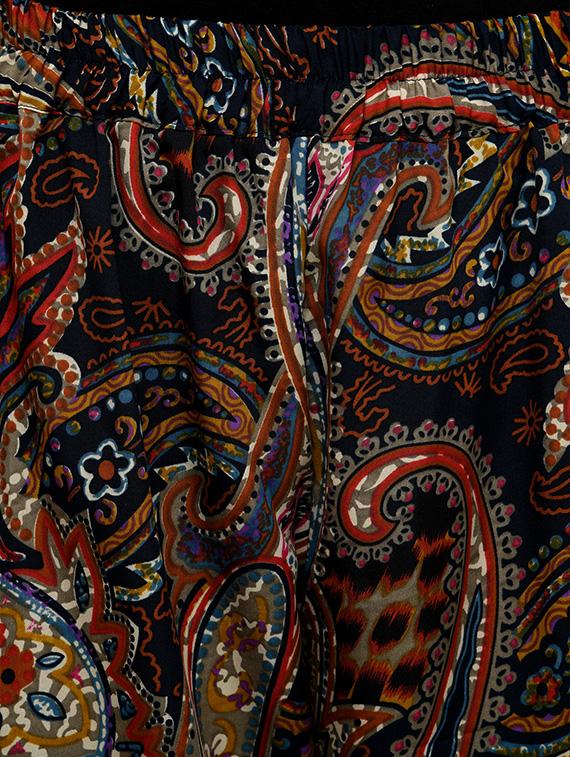 high rise paisley palazzo - 16456156 - Zoom Image - 5
