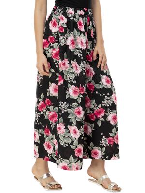 high rise floral palazzo - 16456159 - Standard Image - 2