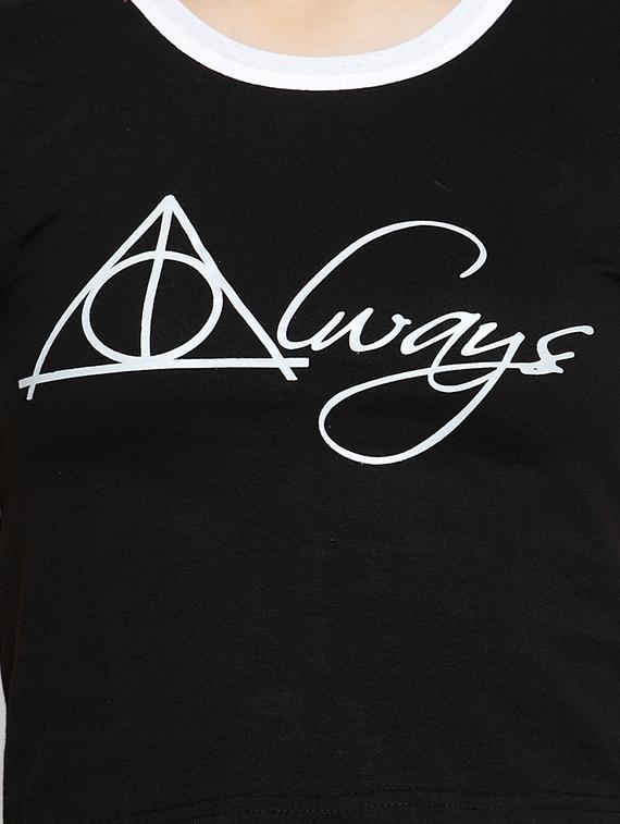 contrast detail quirky crop tee - 16456843 - Zoom Image - 5