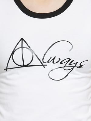 contrast detail quirky crop tee - 16456847 - Standard Image - 5