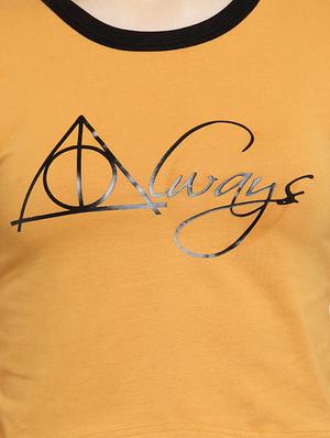contrast detail quirky crop tee - 16456848 - Standard Image - 5