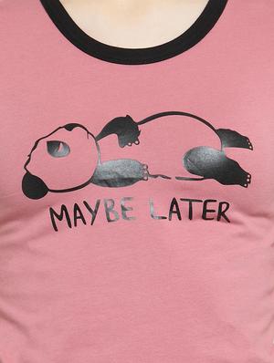 contrast detail quirky crop tee - 16456852 - Standard Image - 5