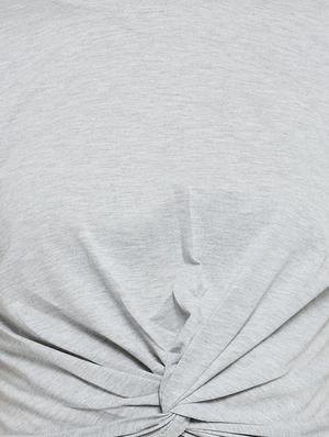 knot detail solid crop tee - 16456857 - Standard Image - 5