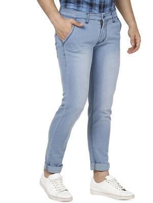 light blue washed denim jeans - 16457163 - Standard Image - 2
