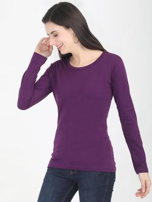 round neck long sleeved tee - 16457724 - Standard Image - 2