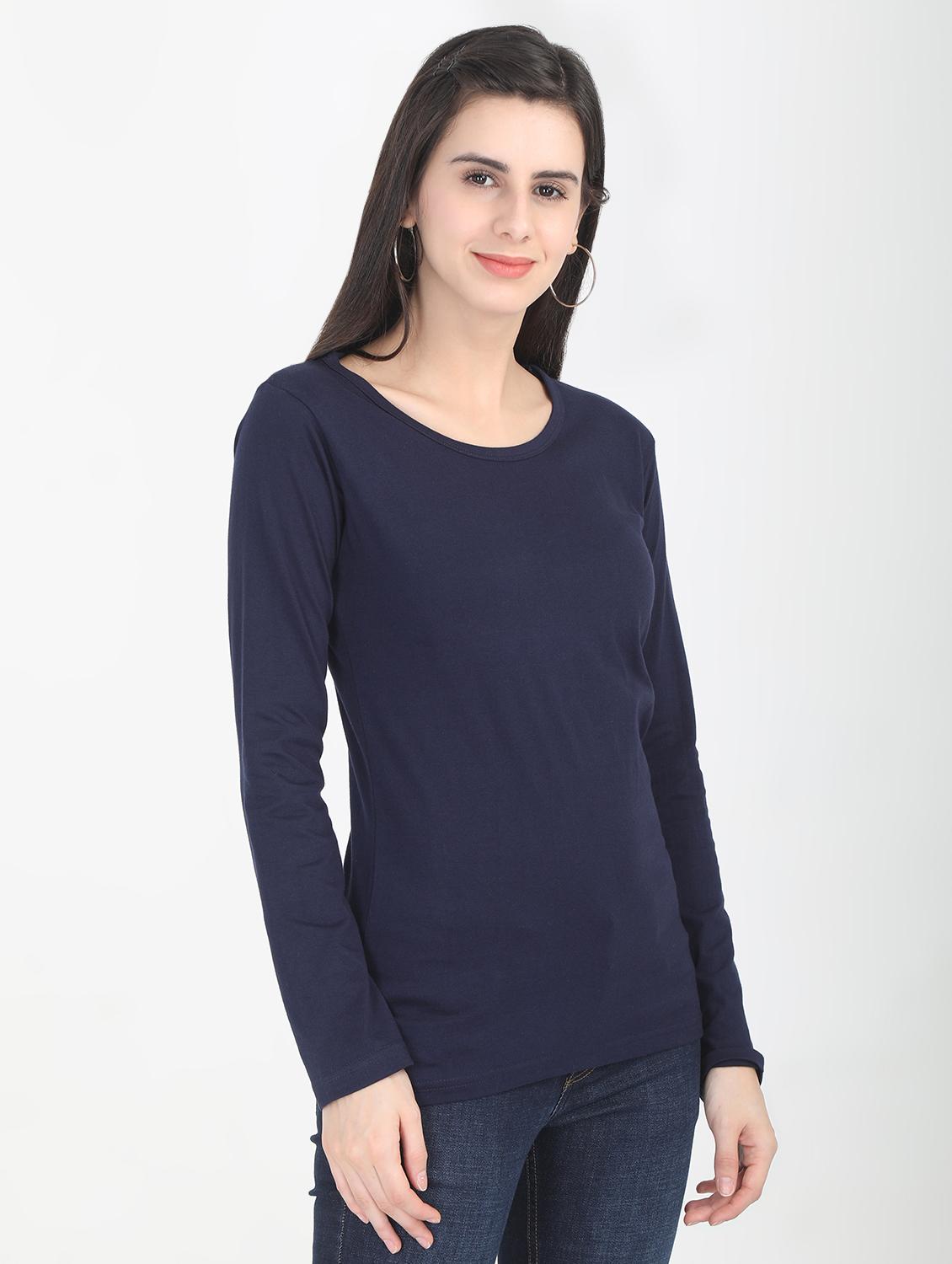 round neck long sleeved tee - 16457729 - Zoom Image - 2