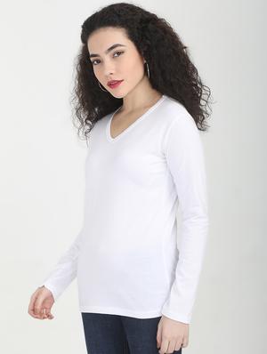 long sleeved solid tee - 16457889 - Standard Image - 2