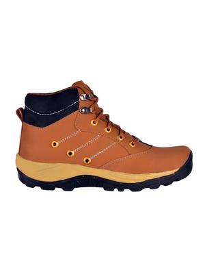 aadi shoes tan leatherette high ankle boots - 16458213 - Standard Image - 2