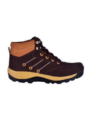 aadi shoes brown leatherette high ankle boots - 16458214 - Standard Image - 2