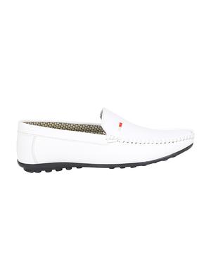 JACKWOOD white leatherette slip on loafers - 16458945 - Standard Image - 2
