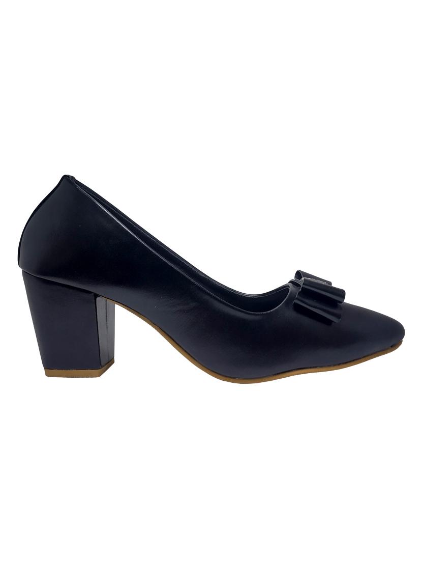 black slip on pumps - 16459415 - Zoom Image - 2