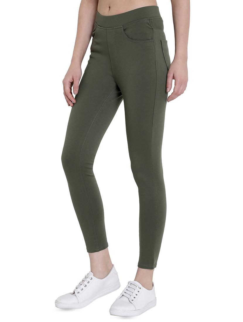 high rise solid jeggings - 16459650 - Zoom Image - 2