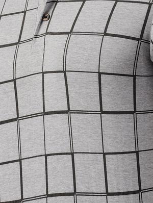 grey checkered t-shirt - 16461013 - Standard Image - 5