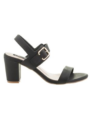 black back strap sandals - 16462013 - Standard Image - 2