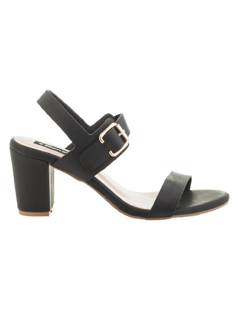 black back strap sandals - 16462013 - Zoom Image - 2