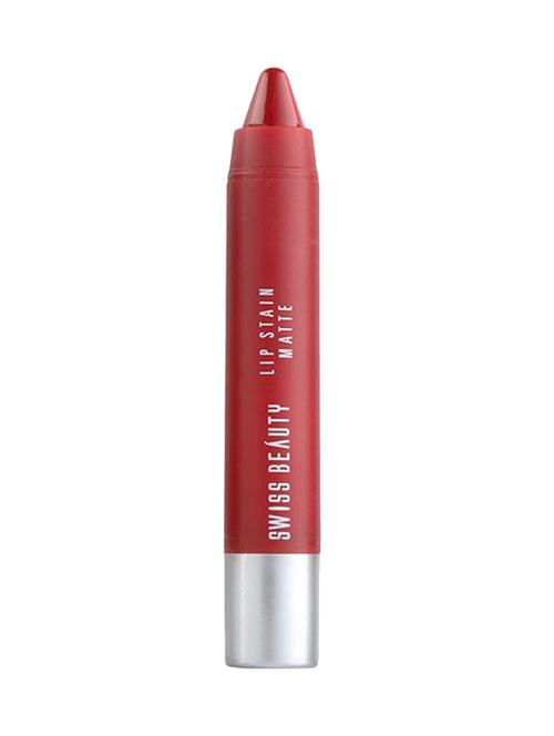 swiss beauty matte stain hot red lipstick - 16464812 - Standard Image - 1